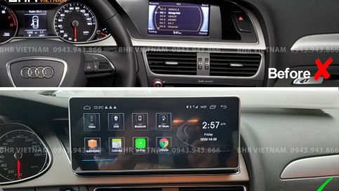 Màn hình DVD Android xe Audi A4 2008 - 2017 | Màn nguyên khối 10.25 inch